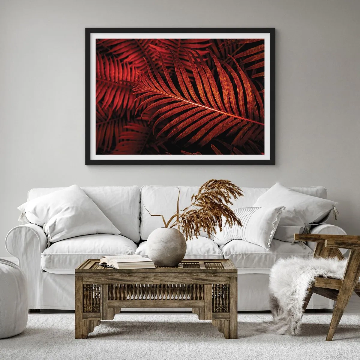 Poster în ramă neagră - Ardoarea vieții - 100x70 cm
