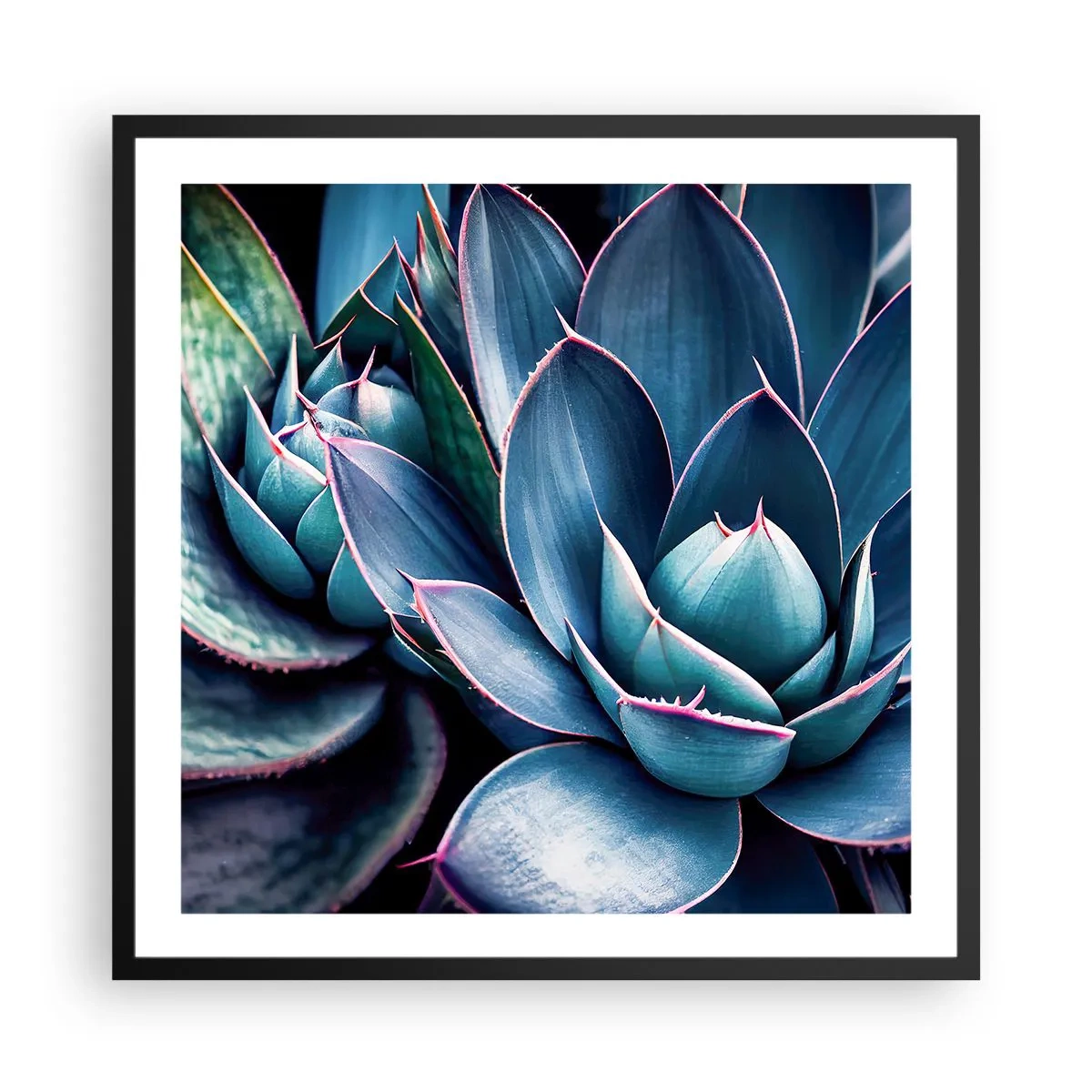 Poster în ramă neagră - Forța vitală - 60x60 cm