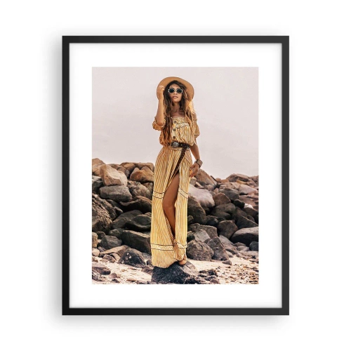 Poster în ramă neagră - Magia pietrelor - 40x50 cm