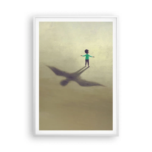 Poster în ramă albă - Eroul viitorului - 70x100 cm