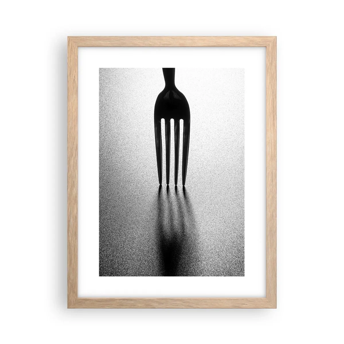 Poster în ramă de stejar deschis - Lumină și umbră - 30x40 cm