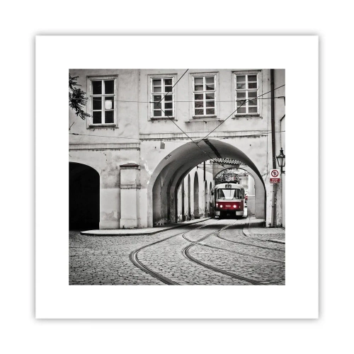 Poster - Printr-un labirint urban - 30x30 cm