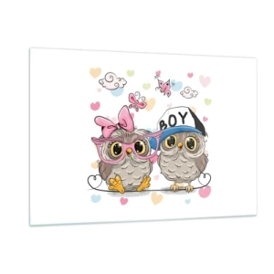 Tablou pe sticlă - Să ne iubim! - 120x80 cm