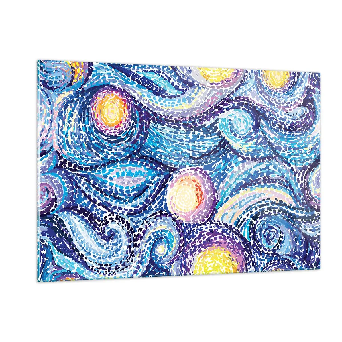 Tablou pe sticlă - Dintr-un tablou de van Gogh - 120x80 cm