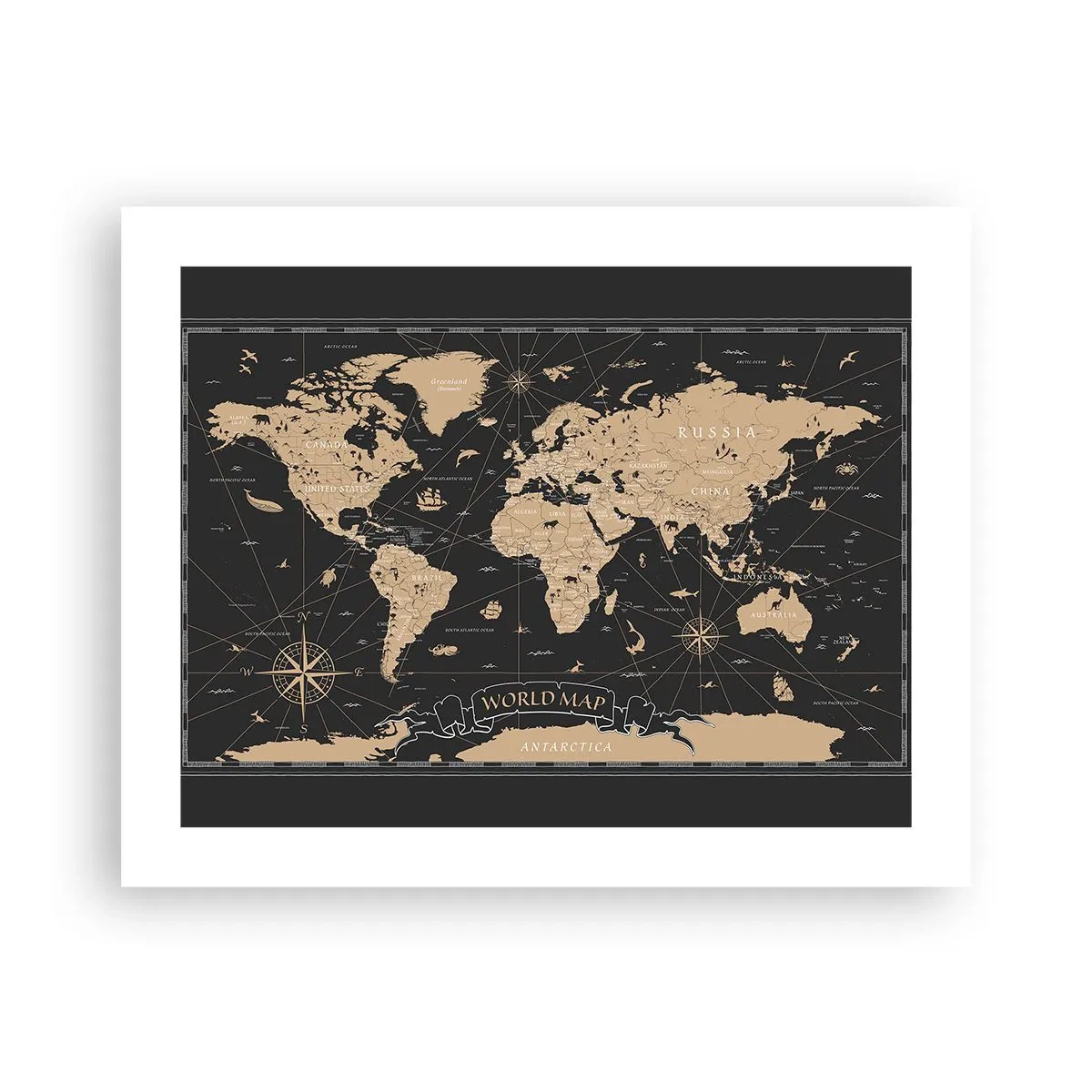 Poster - Limitele lumii mele - 50x40 cm