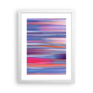 Poster în ramă albă - Să intrăm în curcubeu - 30x40 cm