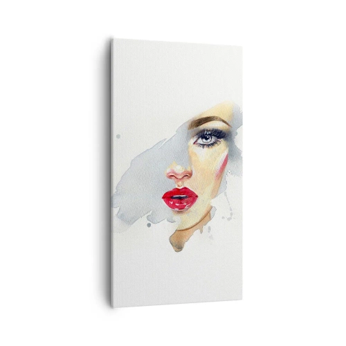 Tablou pe pânză - Reflecție într-o picătură de apă - 55x100 cm