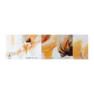 Mostră tapet Premium Sand - În cerul proximității - Bucată, Cuplu îndrăgostit, Dragoste - 100x30 cm