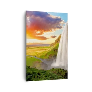 Tablou pe pânză - Vara plină de Islanda - 80x120 cm