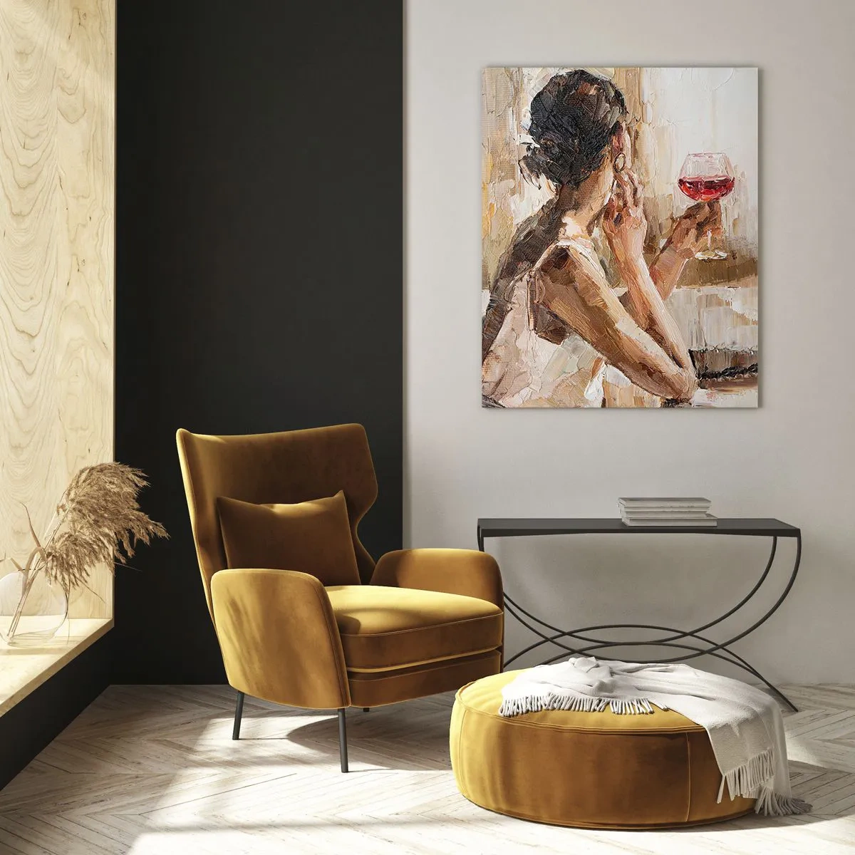 Tablou pe sticlă - Gustul unui moment bun - 50x70 cm