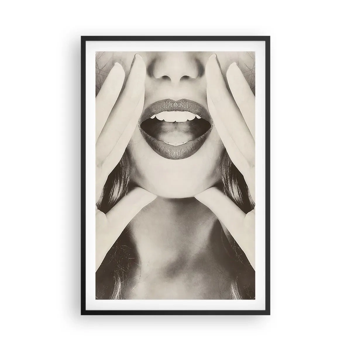 Poster în ramă neagră - Vin imediat! - 61x91 cm