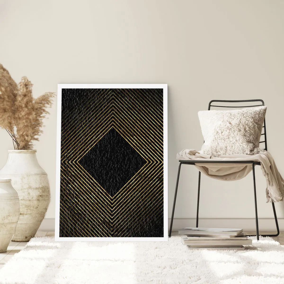 Poster - Geometrie în stil glamour - 30x40 cm