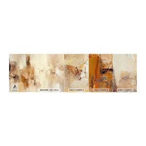 Mostră de Tapet Standard Eco - Sufletul de chihlimbar - Abstracția, Bucată, Minimalism - 100x30 cm