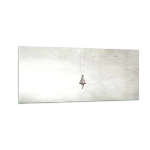 Tablou pe sticlă - Copilul din noi - 100x40 cm