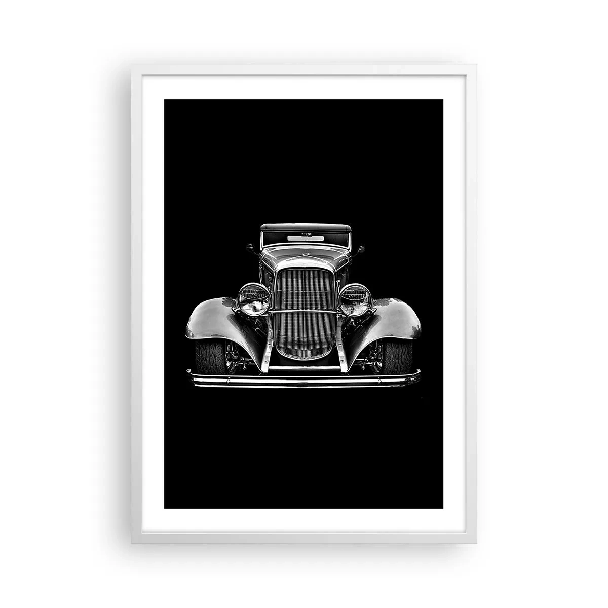 Poster în ramă albă - Un adevărat gentleman - 50x70 cm