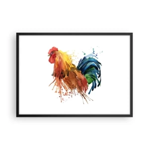 Poster în ramă neagră - Haina regală, mândria regală - 70x50 cm