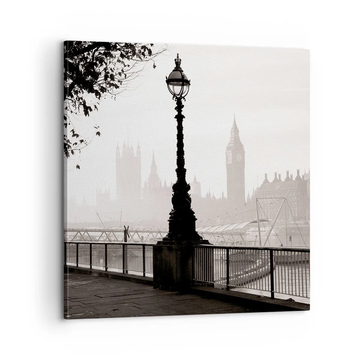 Tablou pe pânză - Londra de dimineața - 60x60 cm