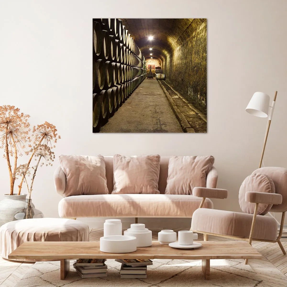 Tablou pe pânză - Este bine să te întinzi - 40x40 cm