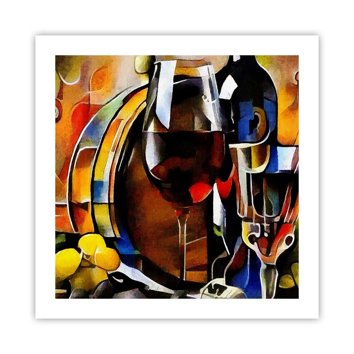 Poster - Și lumea devine mai colorată - 50x50 cm