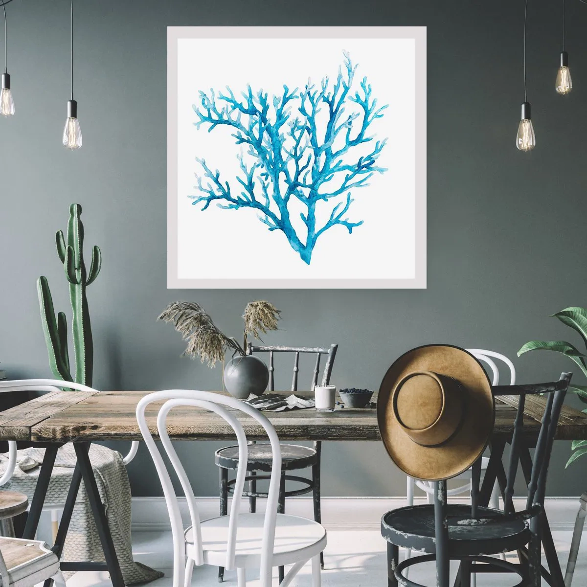 Poster - Filigranul marin - 60x60 cm