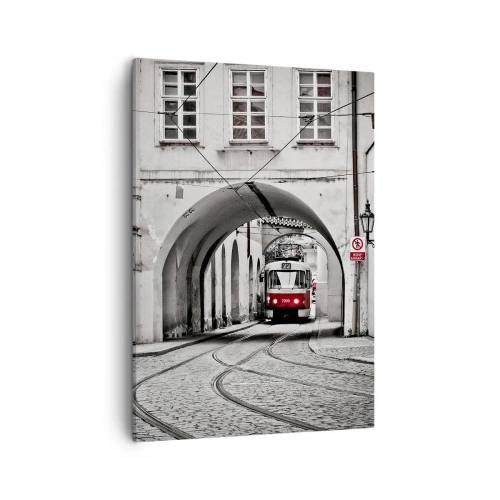 Tablou pe pânză - Printr-un labirint urban - 50x70 cm
