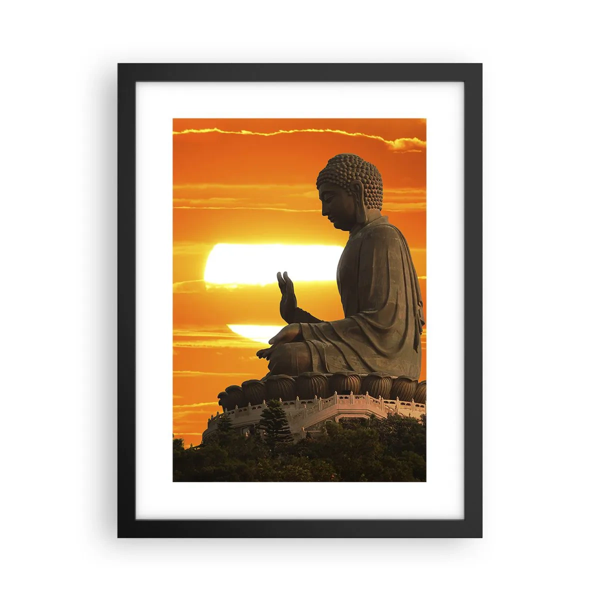 Poster în ramă neagră - Fără frică de lume - 30x40 cm