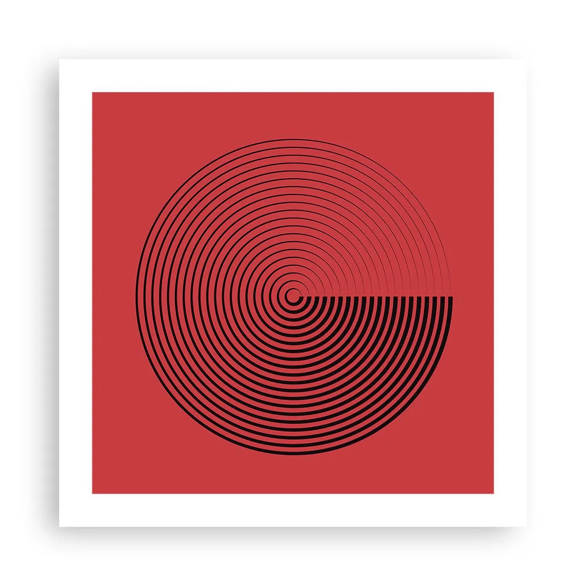 Poster - Mișcare circulară - 50x50 cm