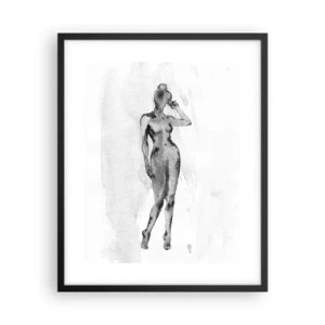 Poster în ramă neagră - Un studiu al idealului de feminitate - 40x50 cm