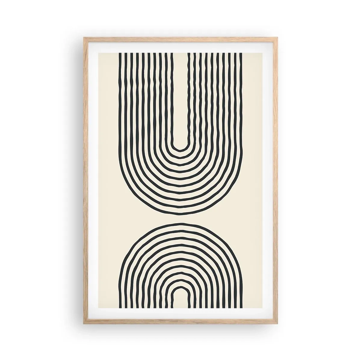 Poster în ramă de stejar deschis - În curând... - 61x91 cm