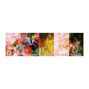 Mostră tapet autocolant Deluxe Sticker - O călătorie prin roz - Abstracția, Bucată, Grafică - 100x30 cm