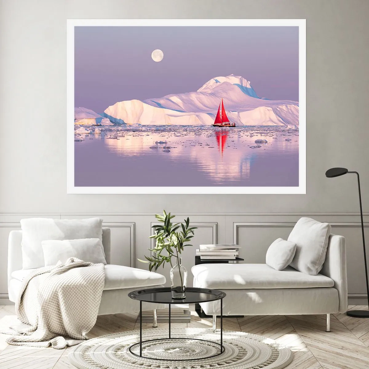 Poster - Căldura pânzei, frigul gheții - 70x50 cm