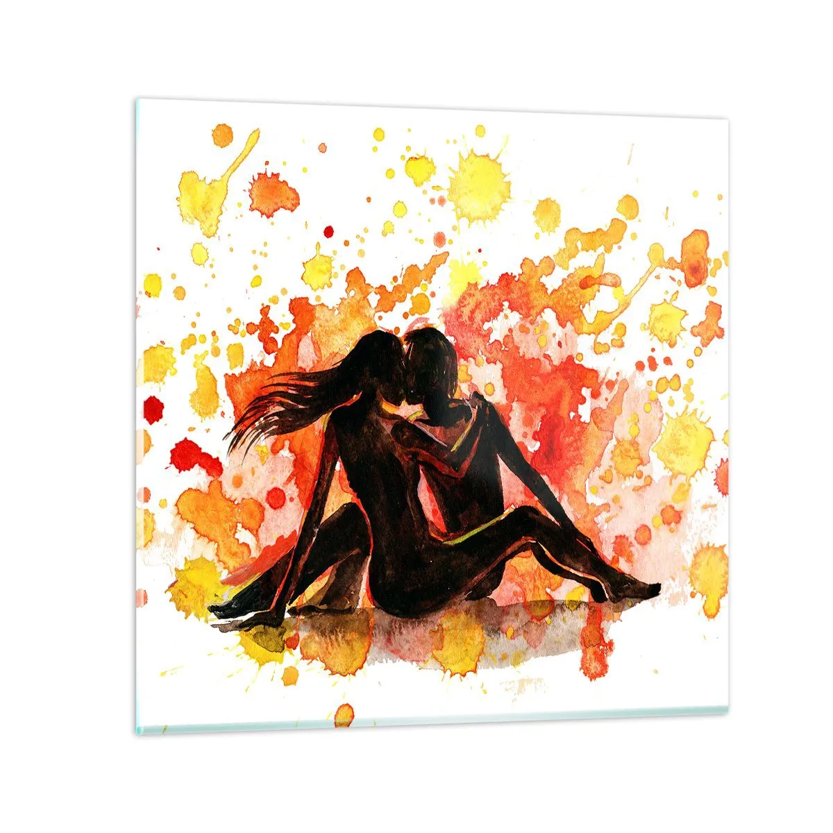 Tablou pe sticlă - Şi a fost lumină - 40x40 cm