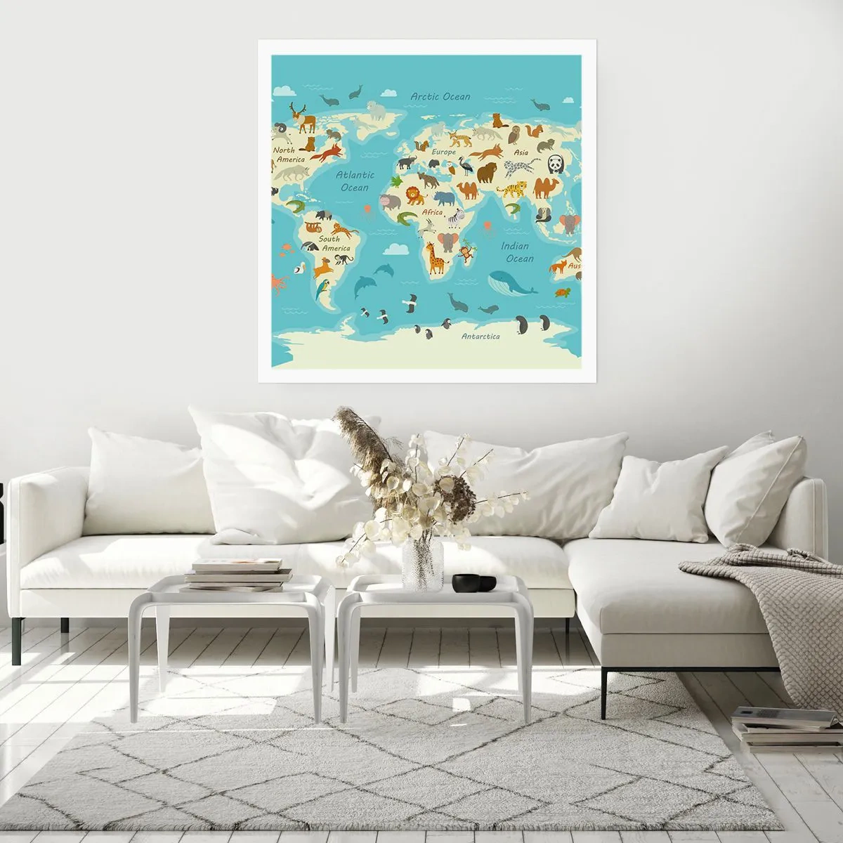 Poster - Vecini buni - 50x50 cm