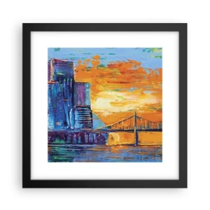 Poster în ramă neagră - Cultură și natură - 30x30 cm