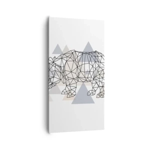 Tablou pe pânză - Structura forței - 65x120 cm