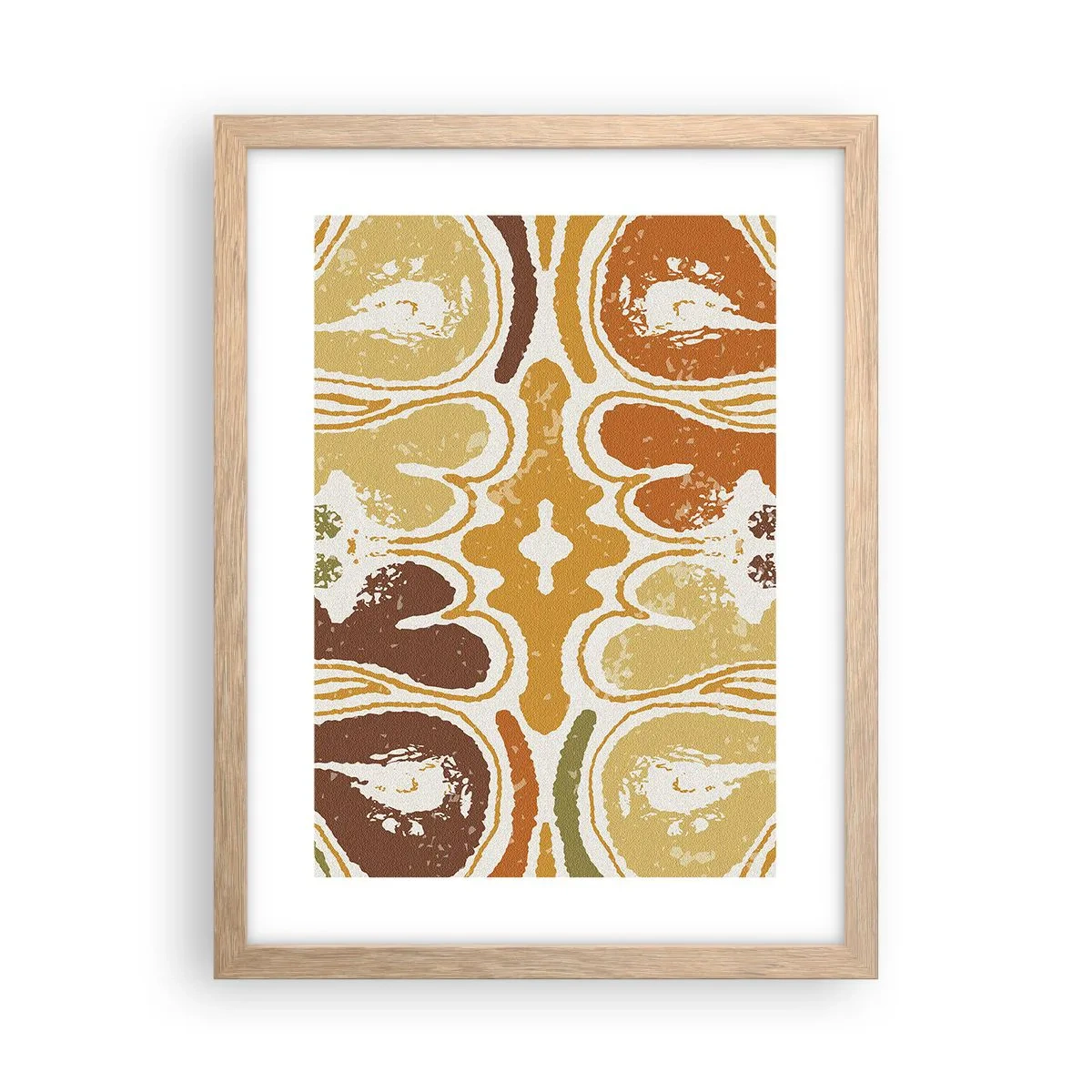 Poster în ramă de stejar deschis - Abstracție sentimentală - 30x40 cm