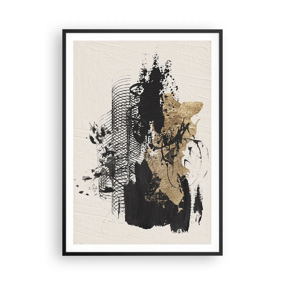 Poster în ramă neagră - Compoziție cu pasiune - 70x100 cm