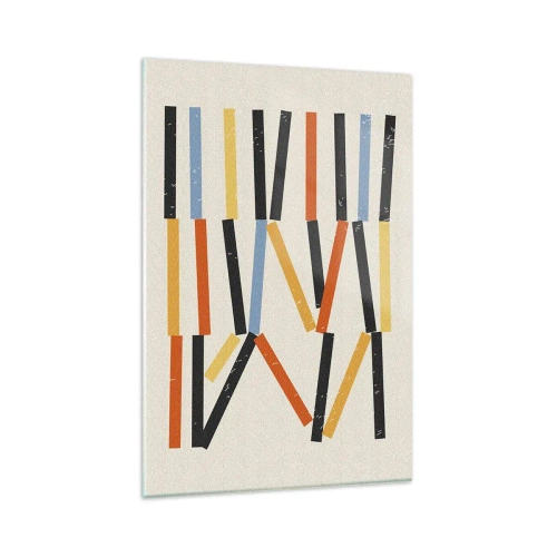 Tablou pe sticlă - Compoziție la nivel - 80x120 cm