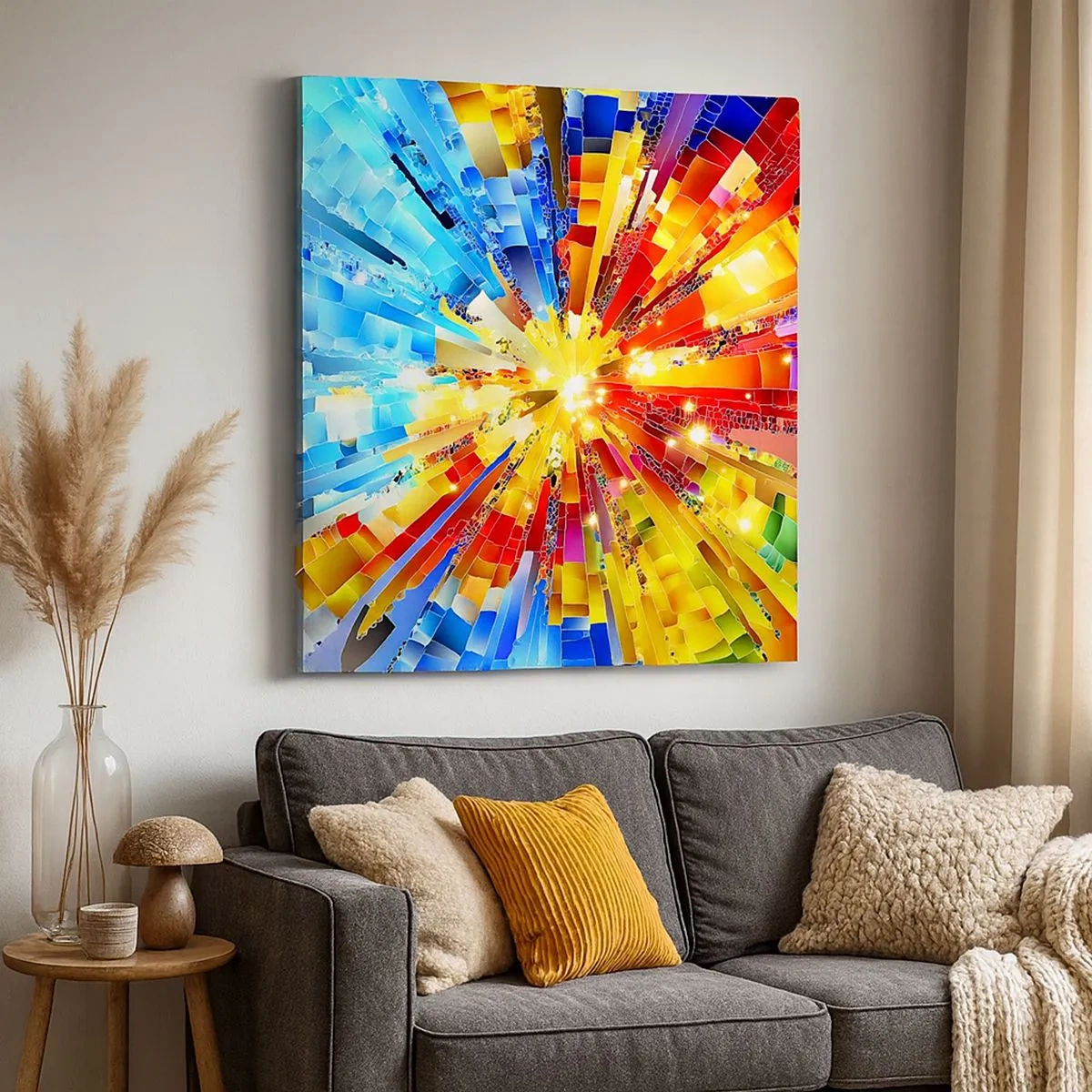 Tablou pe pânză - In medias res - 30x30 cm