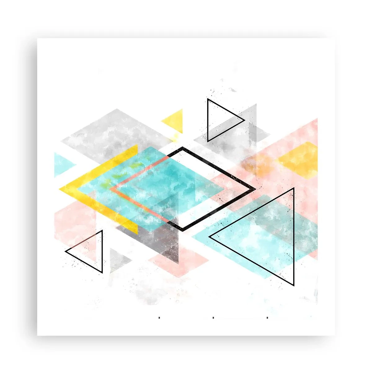 Poster - Joc geometric - 60x60 cm