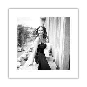 Poster - Cu siguranță e o fată pariziană - 30x30 cm