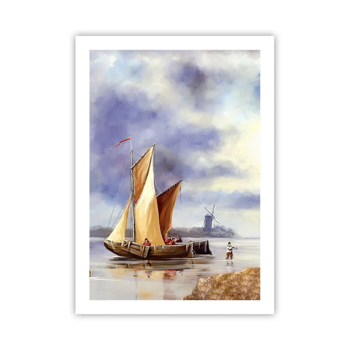 Poster - Întoarcerea marinarilor - 50x70 cm