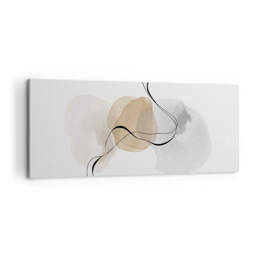 Tablou pe pânză - Mărgele de aer - 100x40 cm
