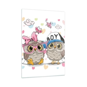 Tablou pe sticlă - Să ne iubim! - 50x70 cm