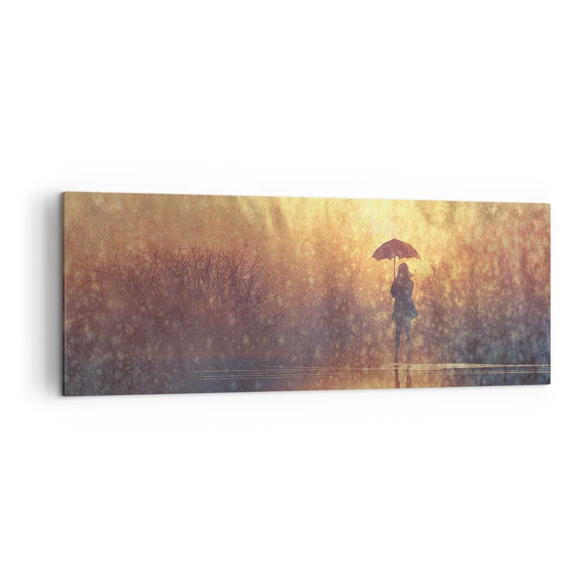Tablou pe pânză - Simt că cineva se uită la mine - 140x50 cm