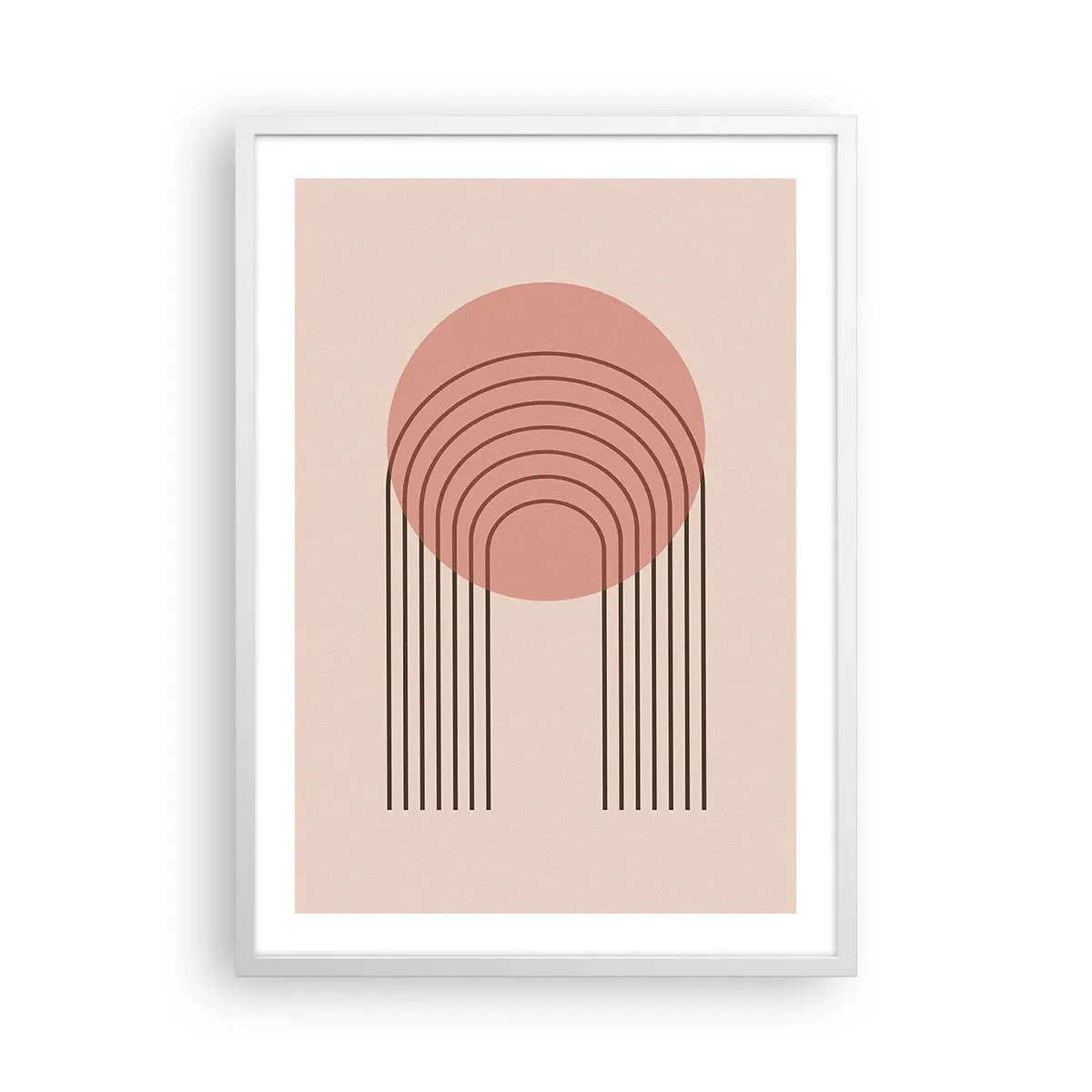 Poster în ramă albă - Atracție irezistibilă - 50x70 cm