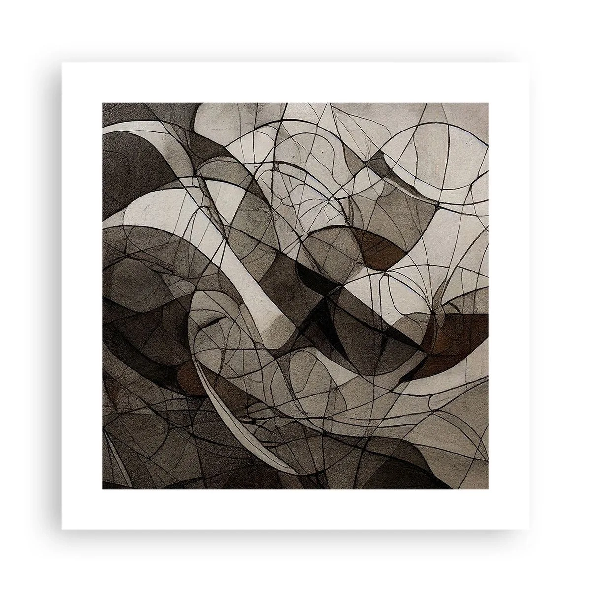 Poster - Circulația culorilor pământului - 40x40 cm