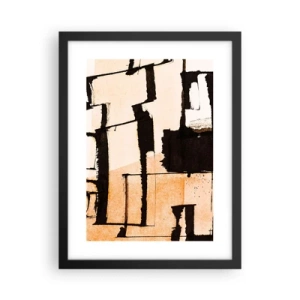Poster în ramă neagră - Cu toate acestea, ordinea - 30x40 cm
