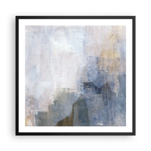 Poster în ramă neagră - Tonuri  și acorduri de culoare - 60x60 cm