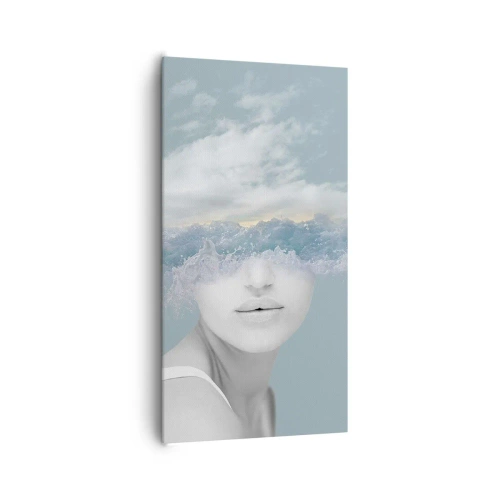 Tablou pe pânză - Cu capul în nori - 65x120 cm